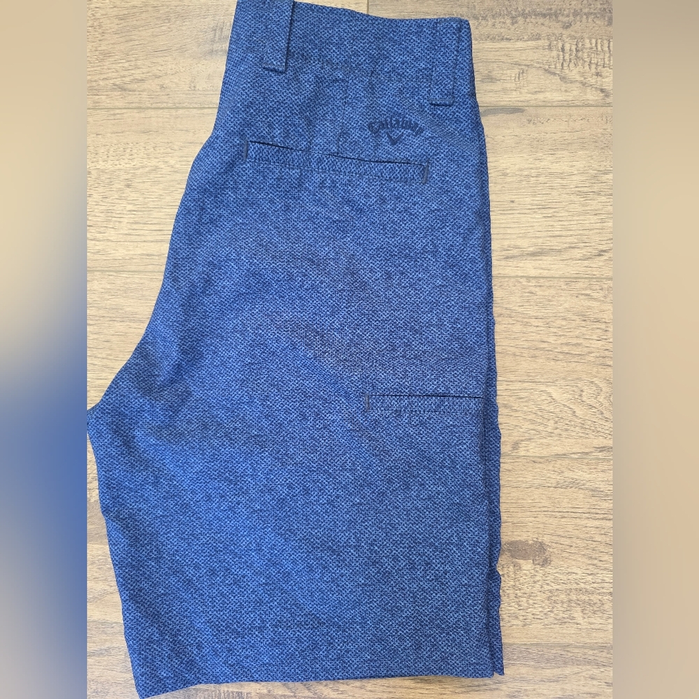 Callaway Navy and Gray Textured Pants